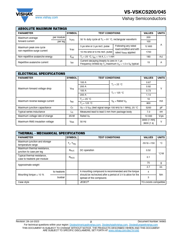 VS-VSKCS200-045