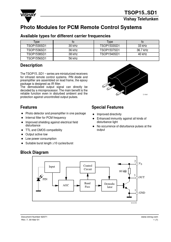 TSOP1556SD1