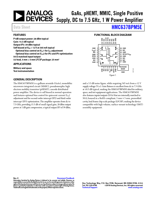 HMC637BPM5E