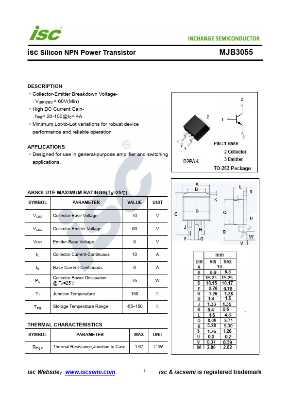 MJB3055