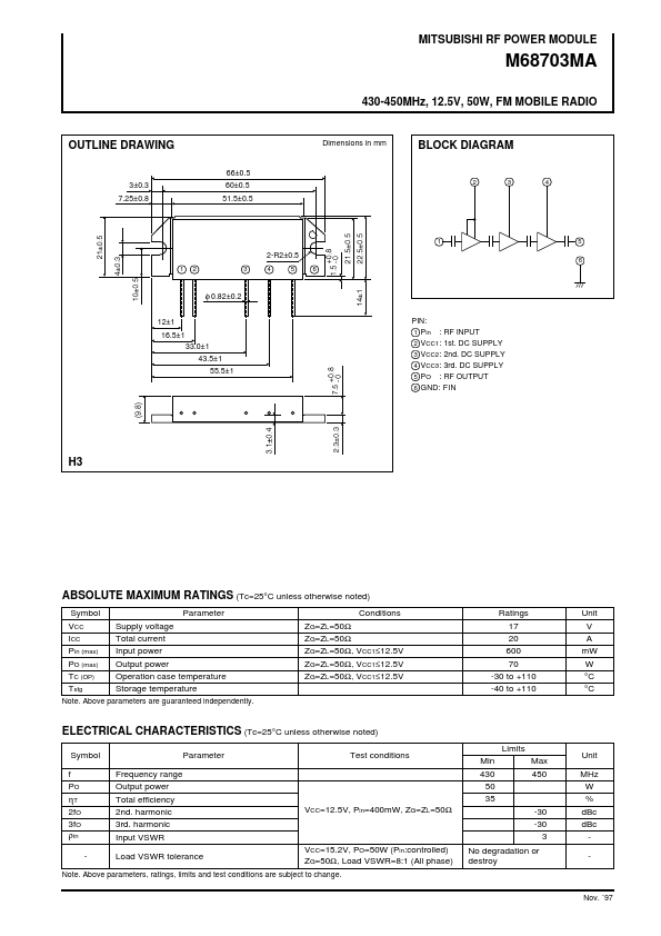 M68703MA