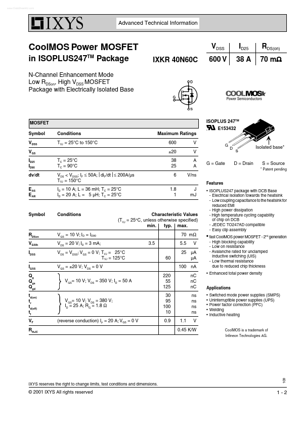 IXKR40N60C