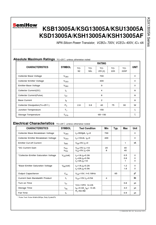 KSG13005A