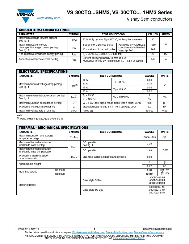 VS-30CTQ045SHM3