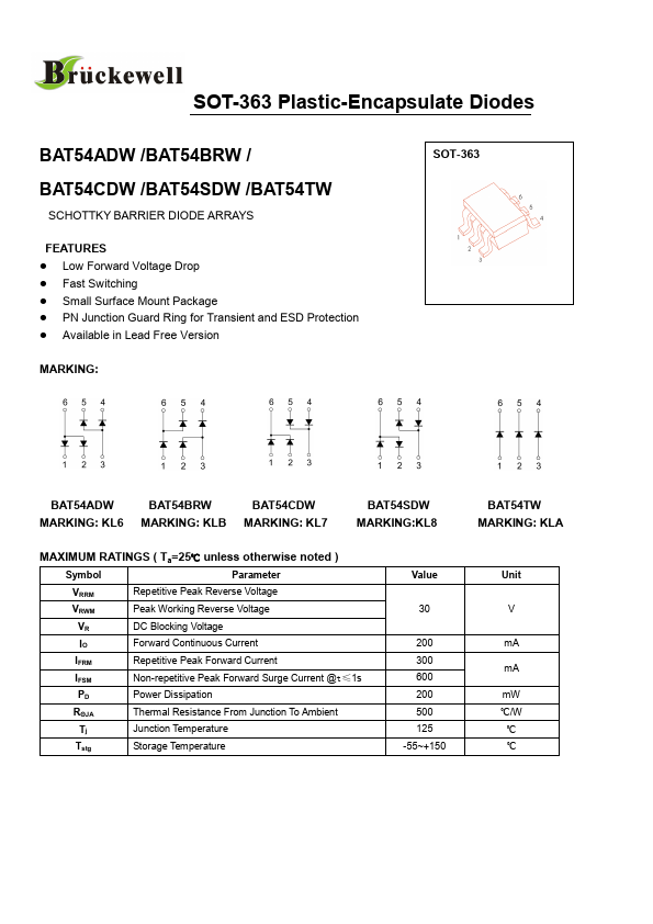 BAT54CDW