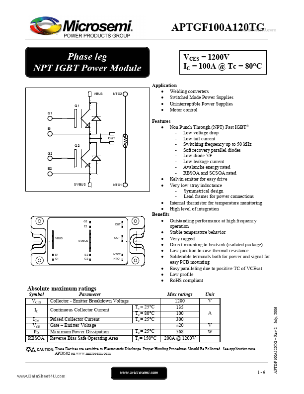 APTGF100A120TG