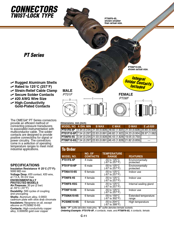 PT06F10-6S