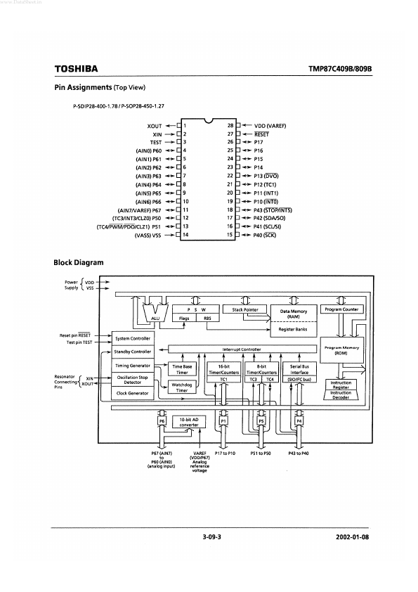 TMP87C409B