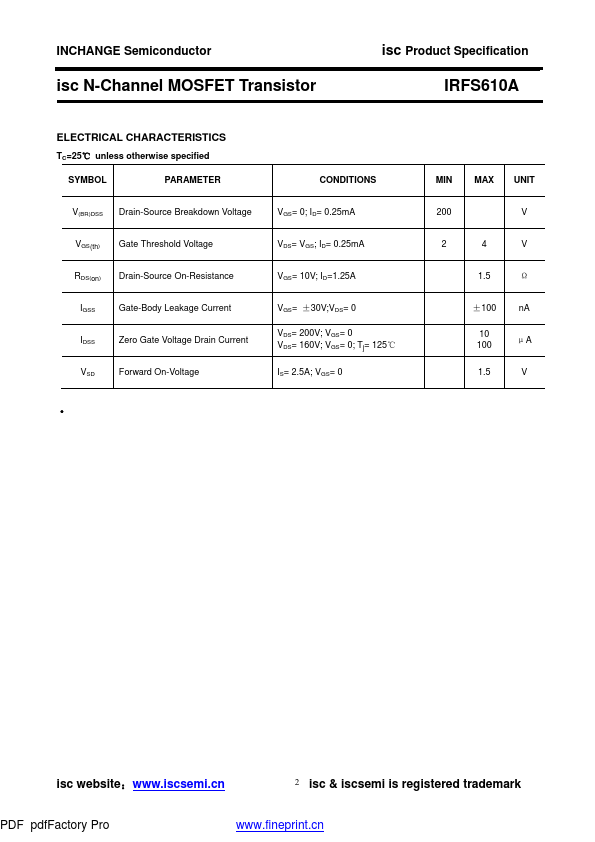 IRFS610A