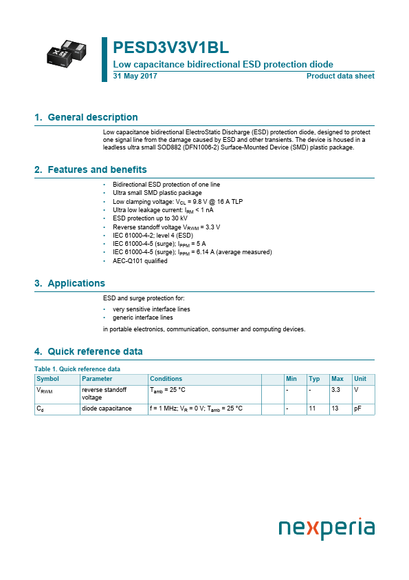 PESD3V3V1BL