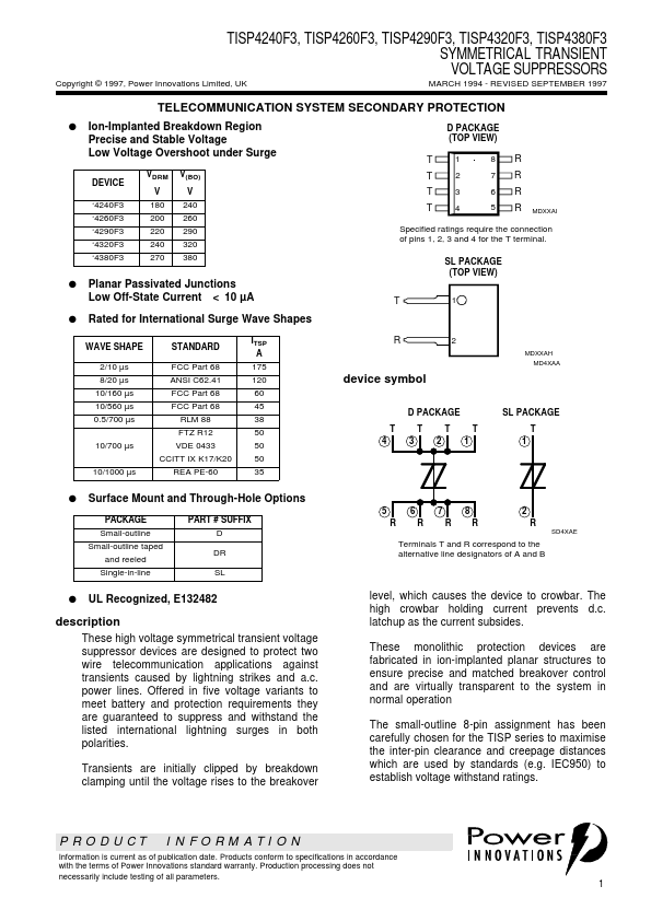 TISP4320F3