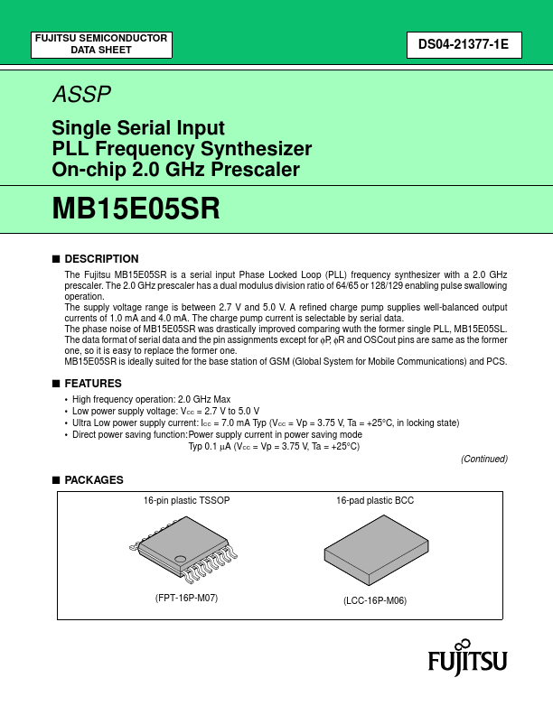 MB15E05SR