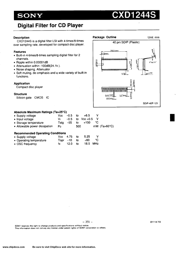 CXD1244S