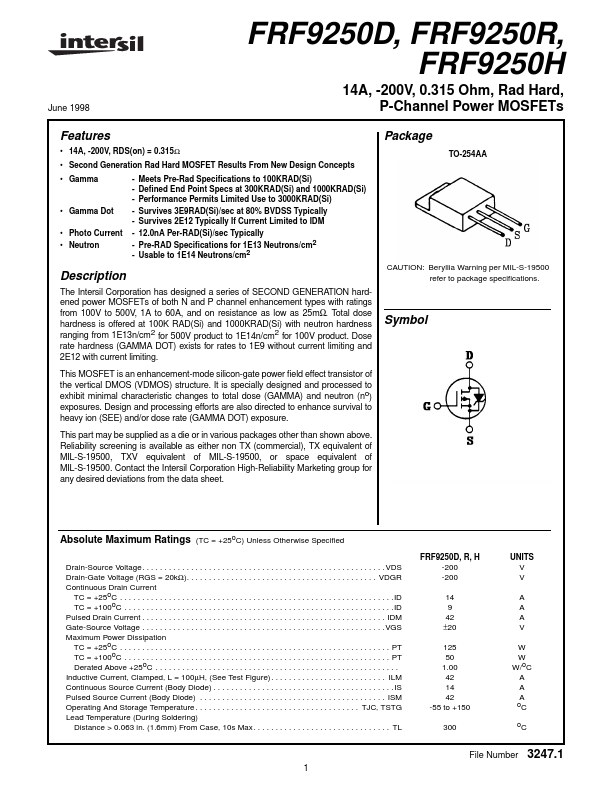 FRF9250D