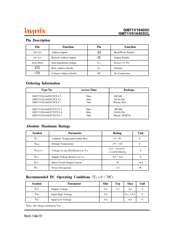 GM71VS16403CL