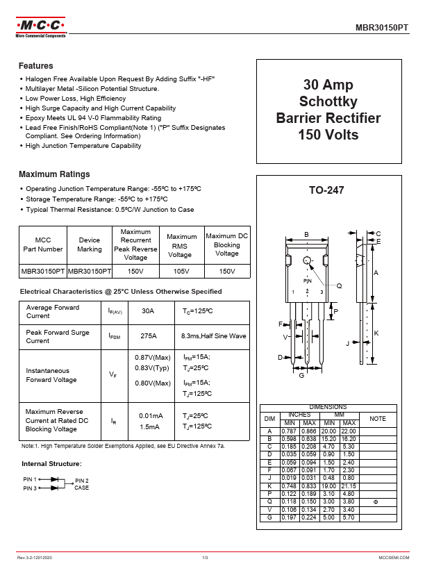 MBR30150PT