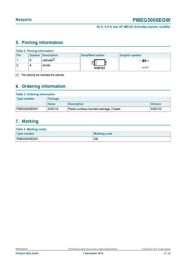 PMEG3005EGW