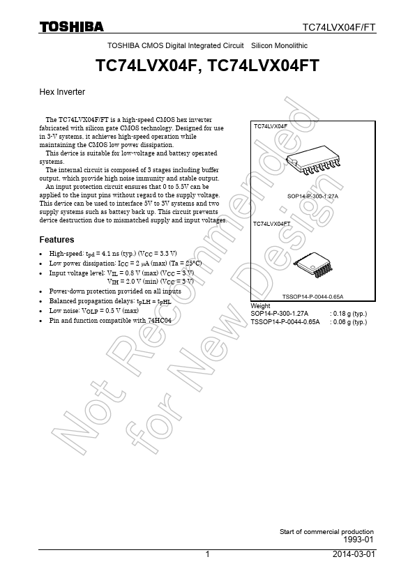 TC74LVX04F