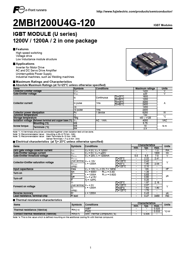 2MBI1200U4G-120