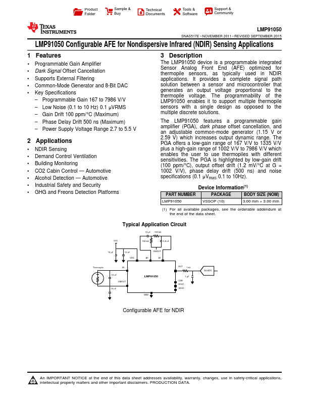 LMP91050