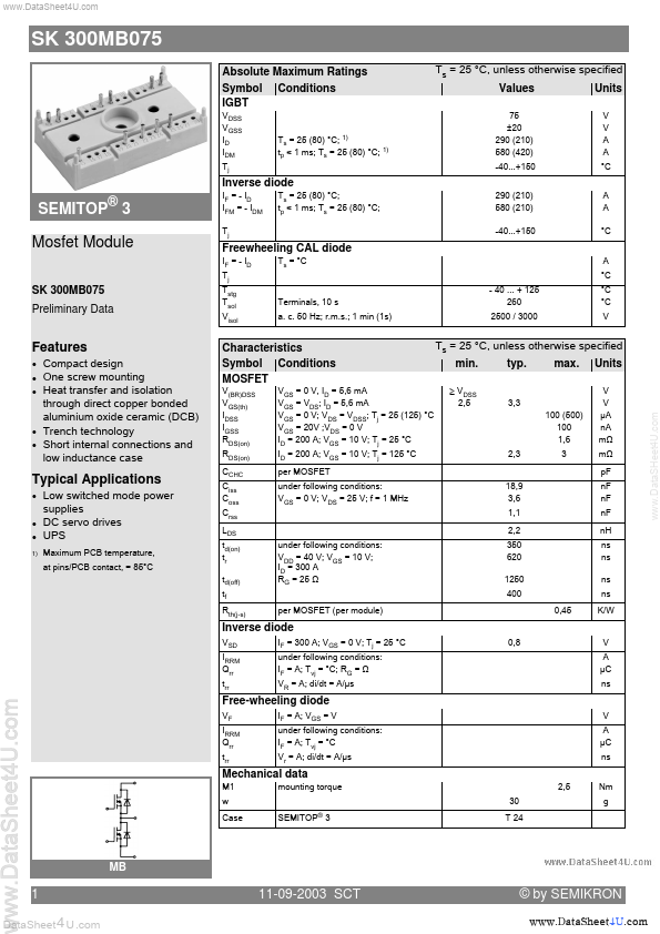 SK300MB075