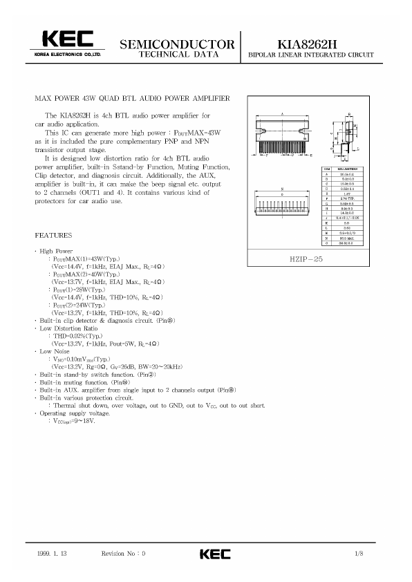 KIA8262H