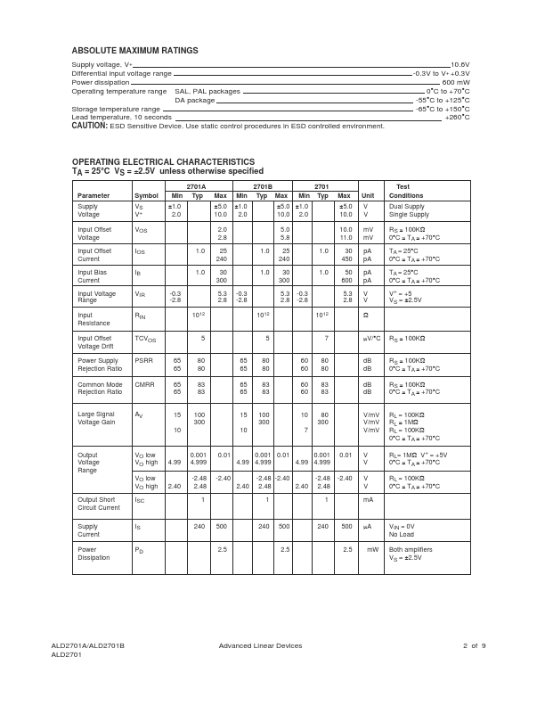 ALD2701B