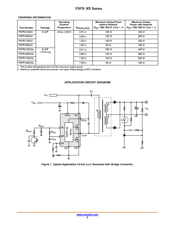 FSFR1600XSL