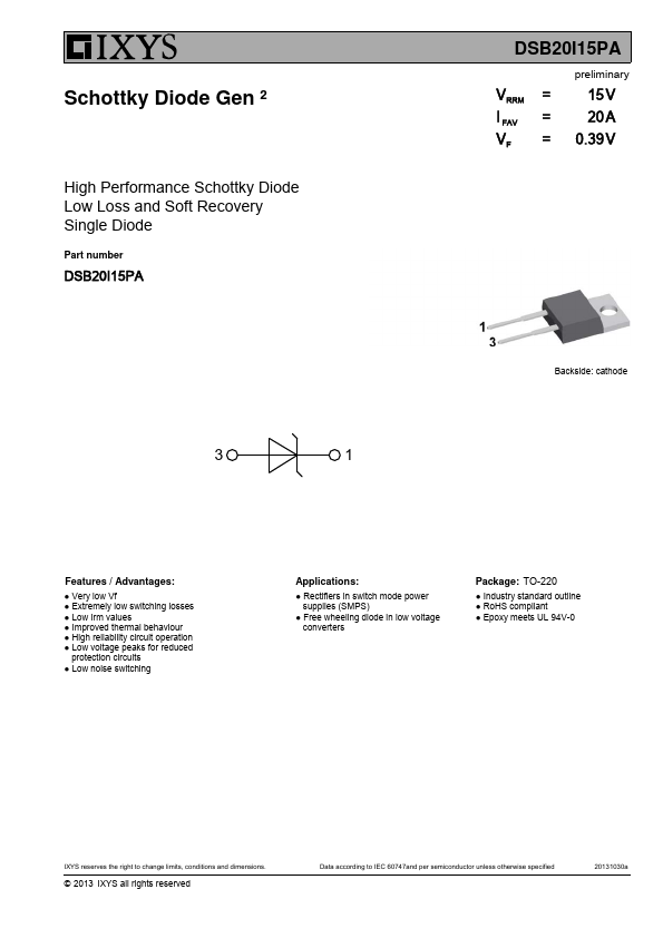 DSB20I15PA