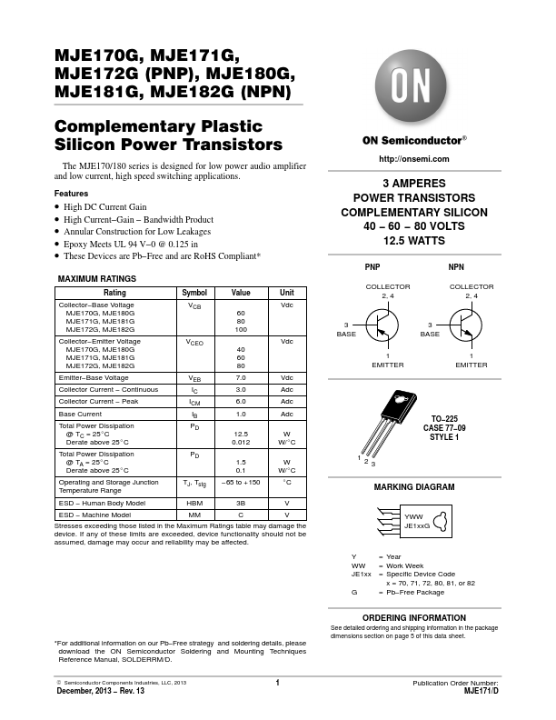 MJE172G