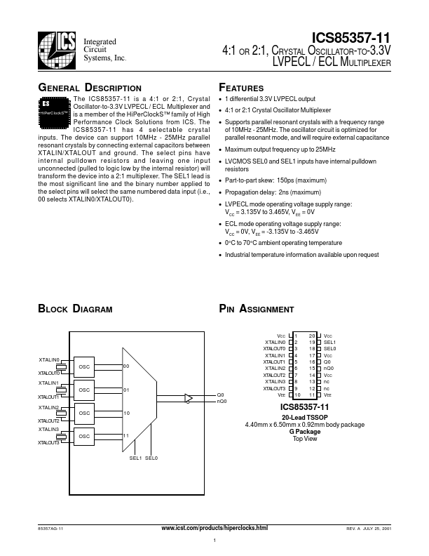 ICS85357-11