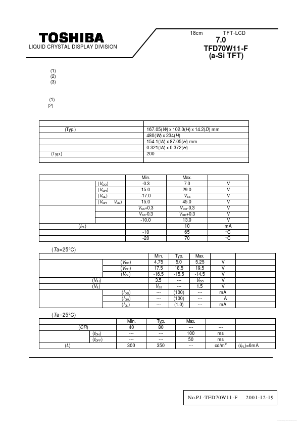 TFD70W11-F