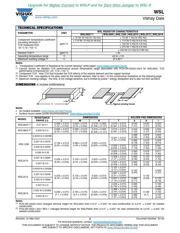 WSL0805