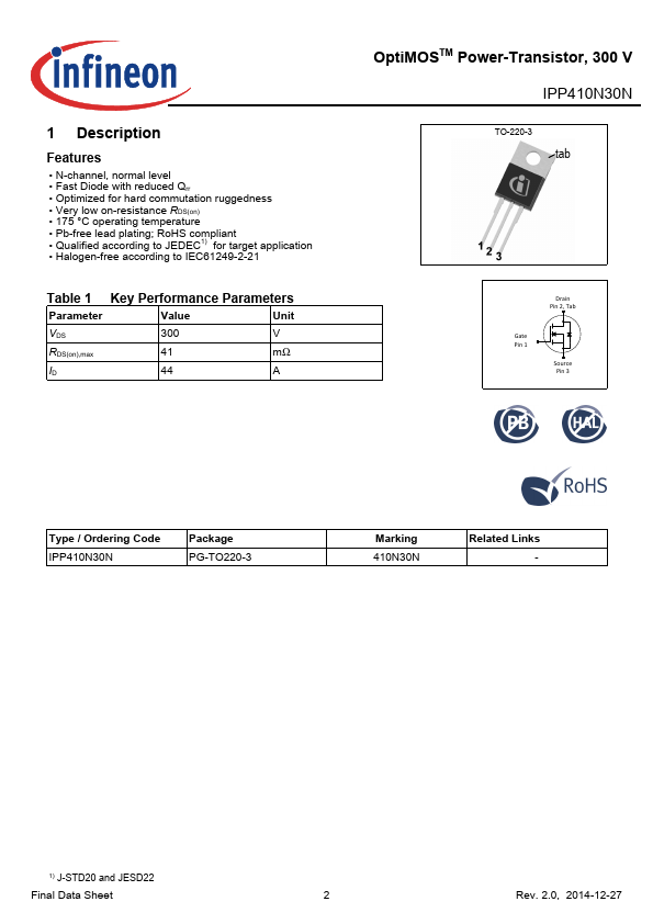 IPP410N30N