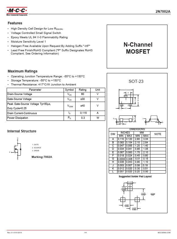 2N7002A