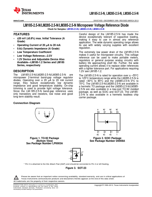 LM285-2.5-N