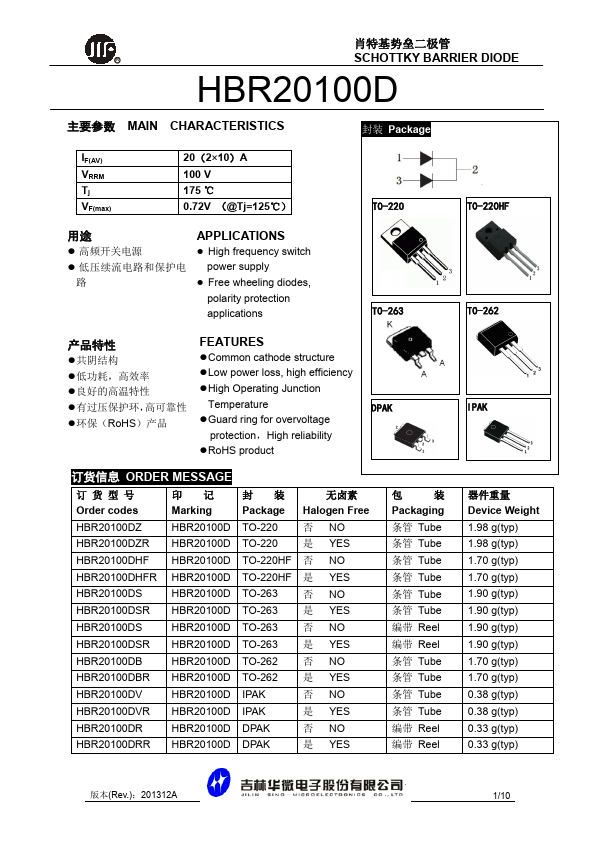 HBR20100D