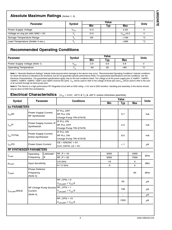 LMX2487E