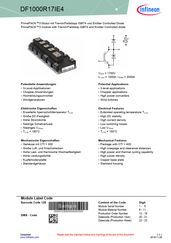 DF1000R17IE4