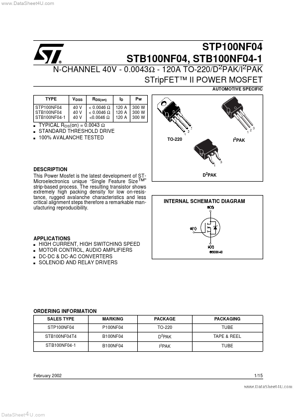 STB100NF04