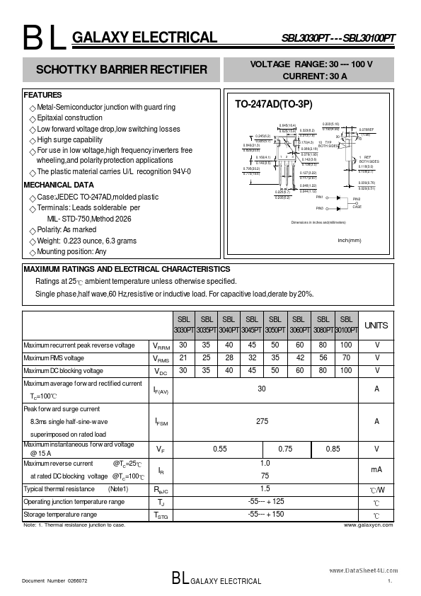 SBL3060PT