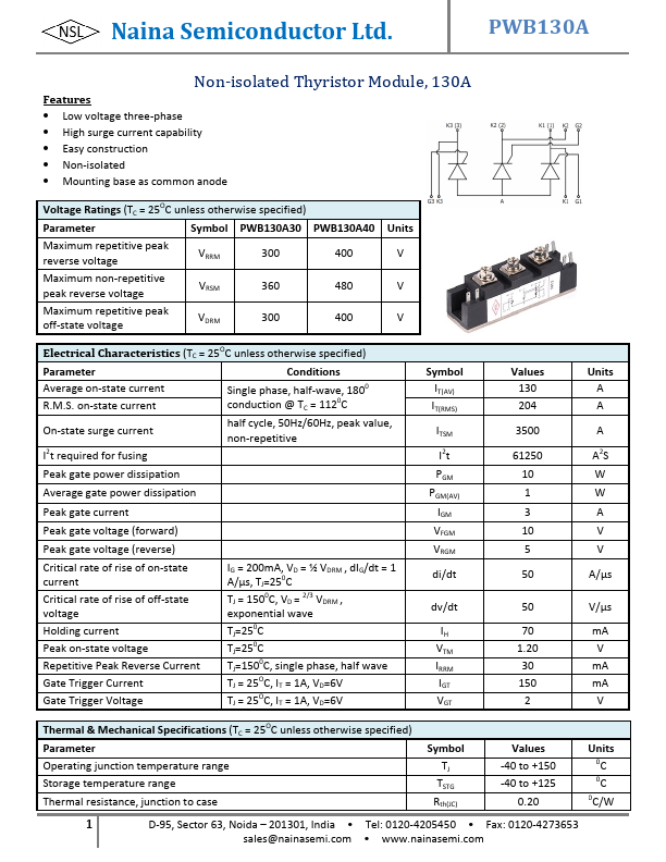 PWB130A