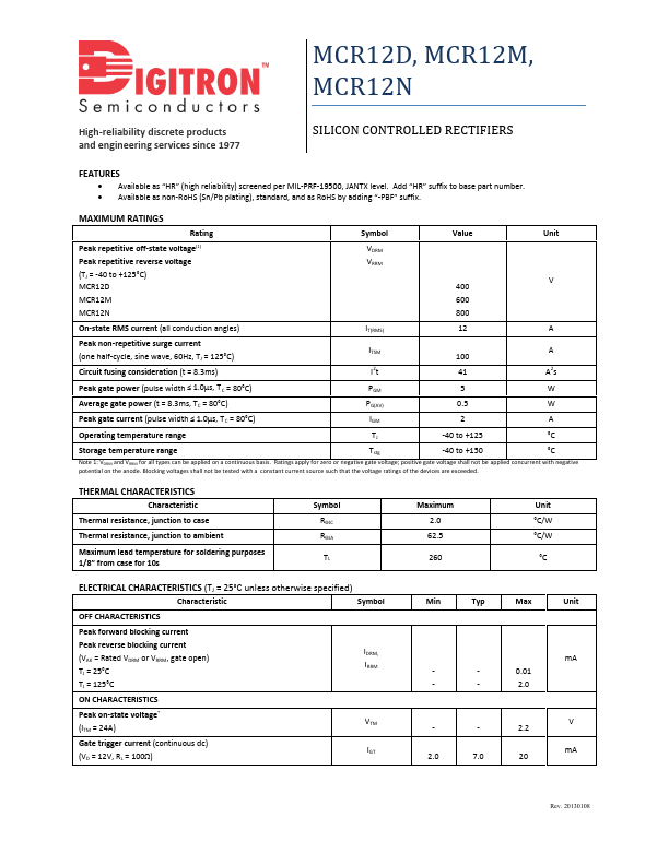 MCR12D