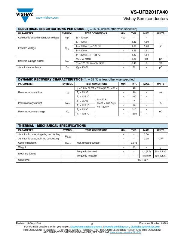 VS-UFB201FA40