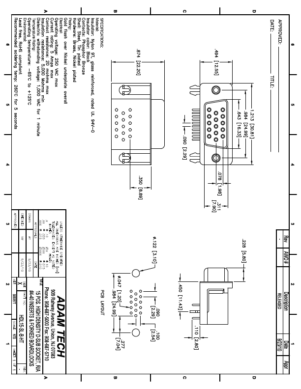 HDL15-SL-B-HT