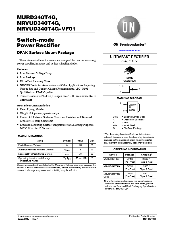 NRVUD340T4G