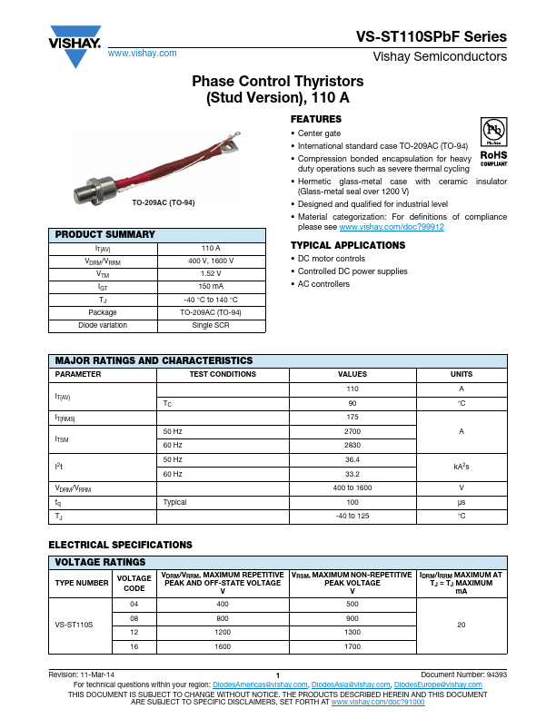 VS-ST110S08P0VPBF