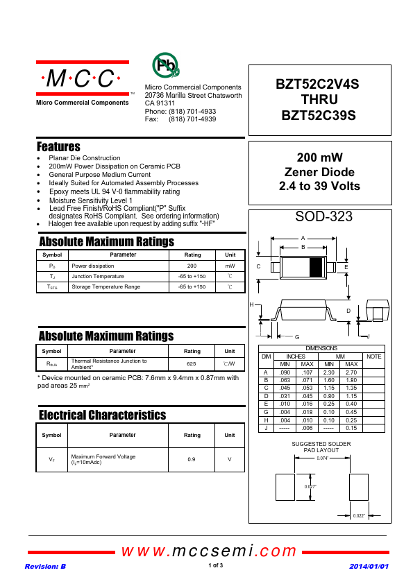 BZT52C3V9S