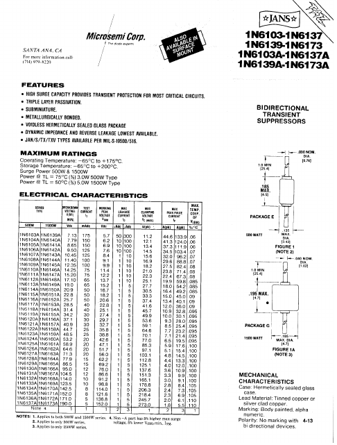 JANTX1N6165AUS