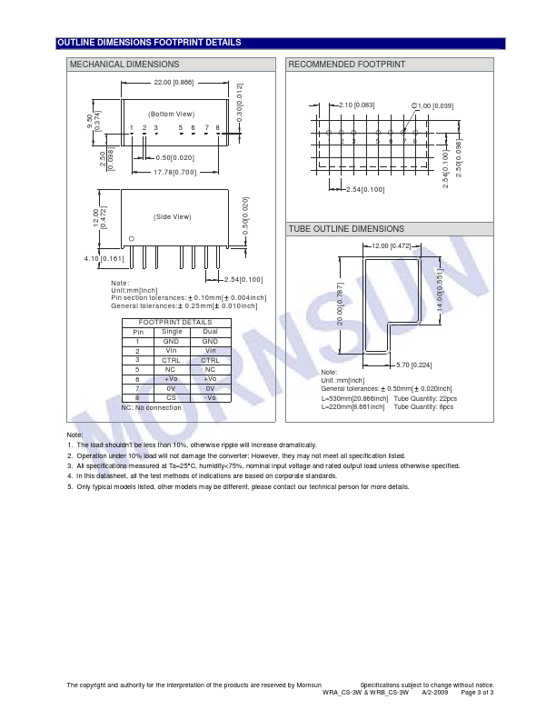 WRB2412CS-3W